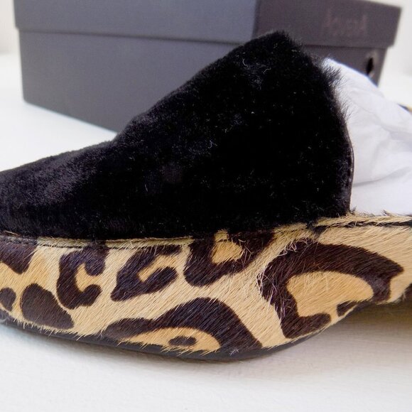 nwt Ariana Bohling alpaca loafers cheetah print - Picture 4 of 11